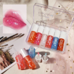Peinifen Lip Gloss Set 3.5g x 6 Pcs | Tempting Powder Shades | Moisturizing & Shiny Lips