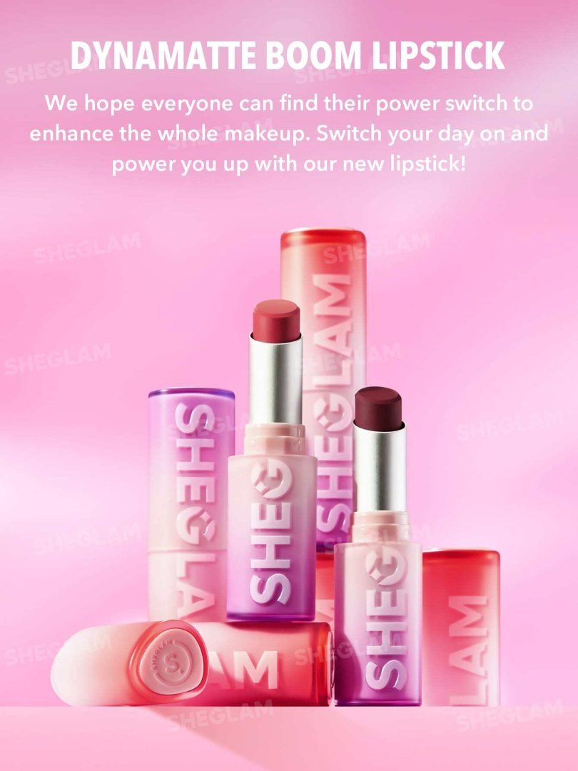 Dynamatte Boom Long-Lasting Matte Lipstick She Glam Dynamatte Lipstick 2.7g - Image 1