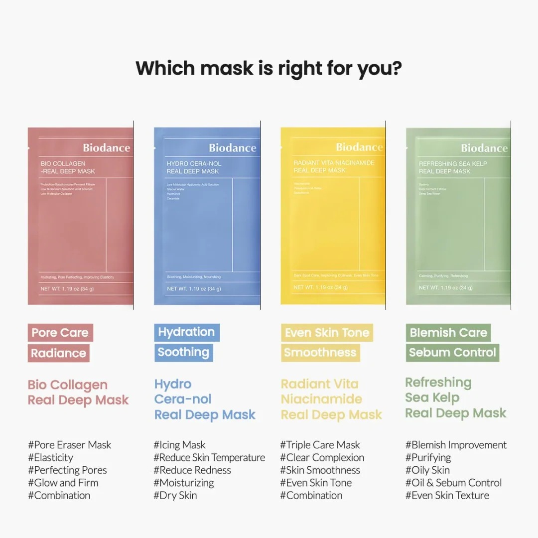 biodance-refreshing-sea-kelp-real-deep-mask-1-sheet-knaaa-byodans-almnaash-laashb-albhr-alhkyky-3498600 BIODANCE SHEET MASK 34g - Image 1