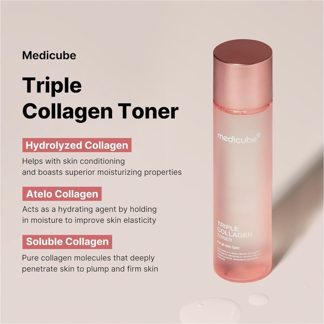 00fe766b-c008-44f7-a765-84120ea1ce13_size3840x3840_cropCenter MEDICUBE TRIPLE COLLAGEN TONER 140ML - Image 1