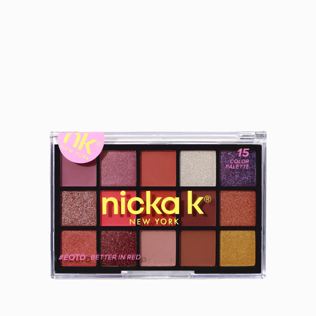 15-Color-Palette02 NICKA K NEW YORK 15 COLOR EYESHADOW 14G - Image 1