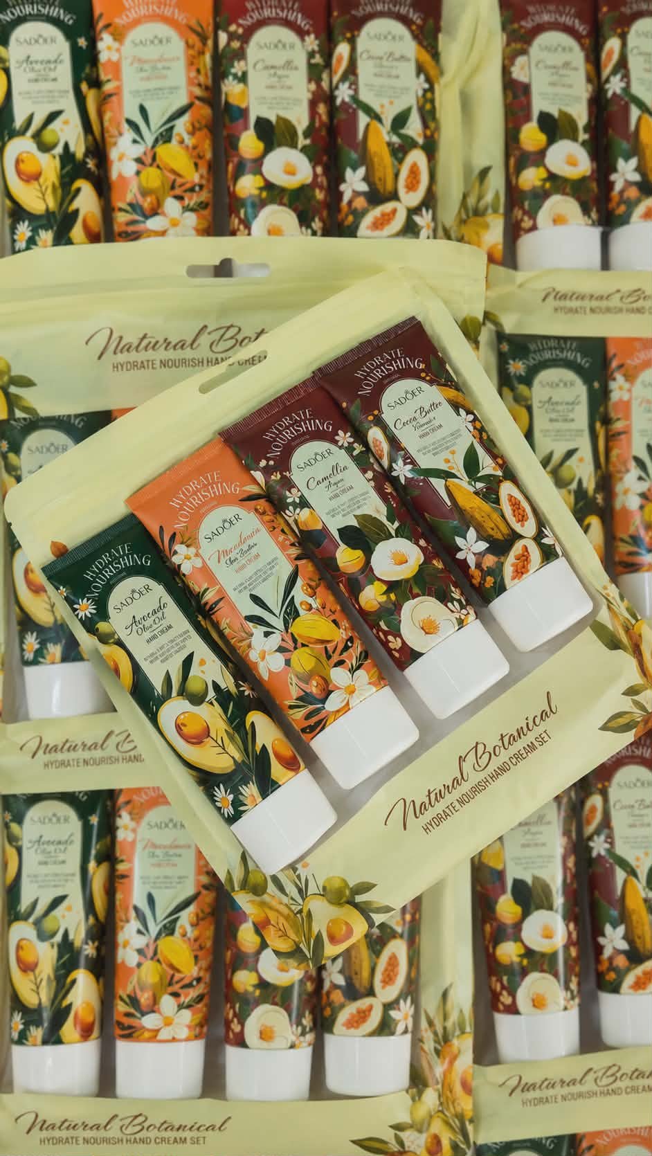 734515131_1784268616261712_8523874157037701209_n Sadoer natarul hand cream set 4pcs 80g BIG Size SD47007 - Image 1