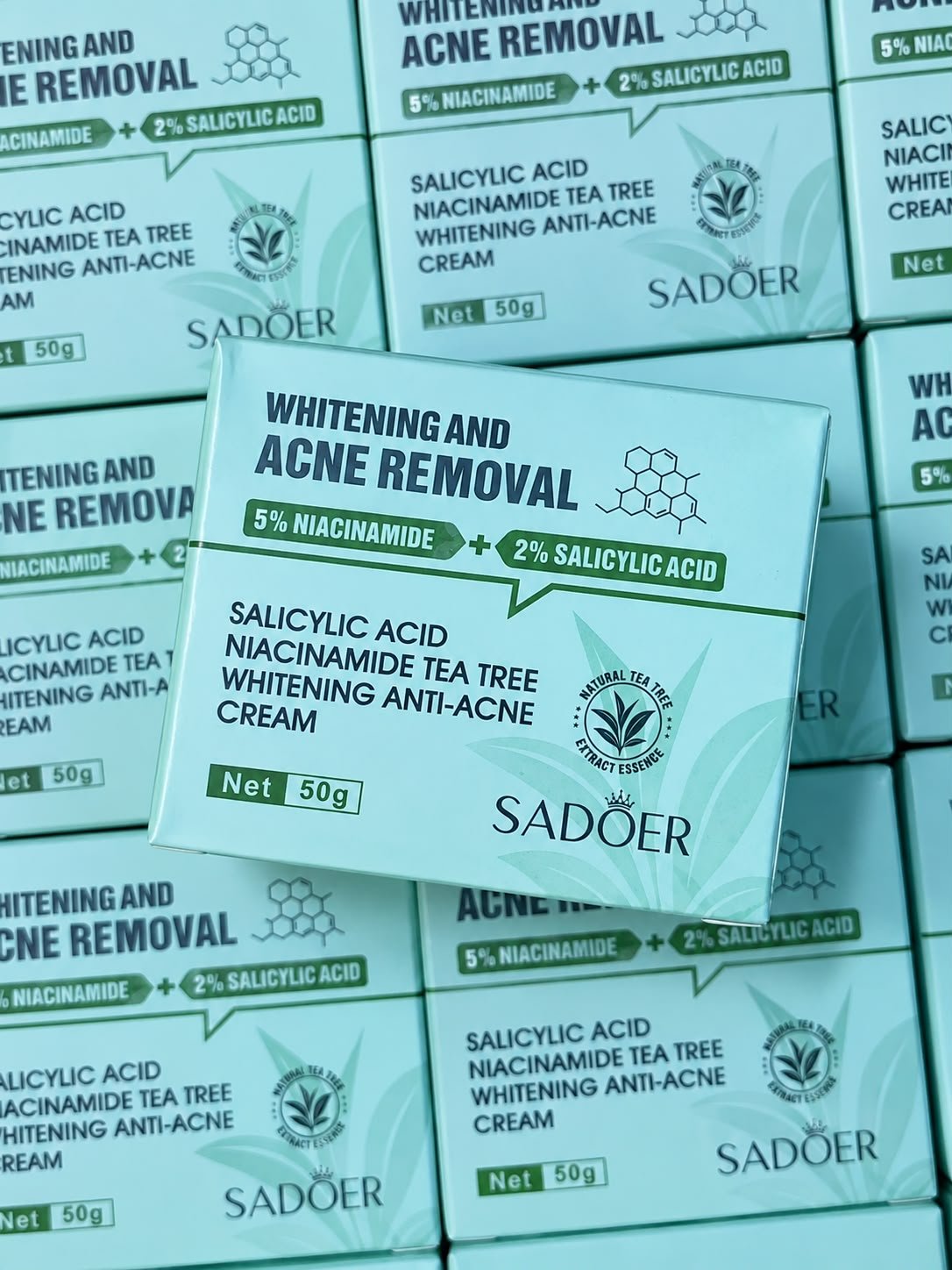 740698261_1050195714152418_6820668565186049971_n SADOER WHITENING ACNE REMOVAL CREAM 50G - Image 1