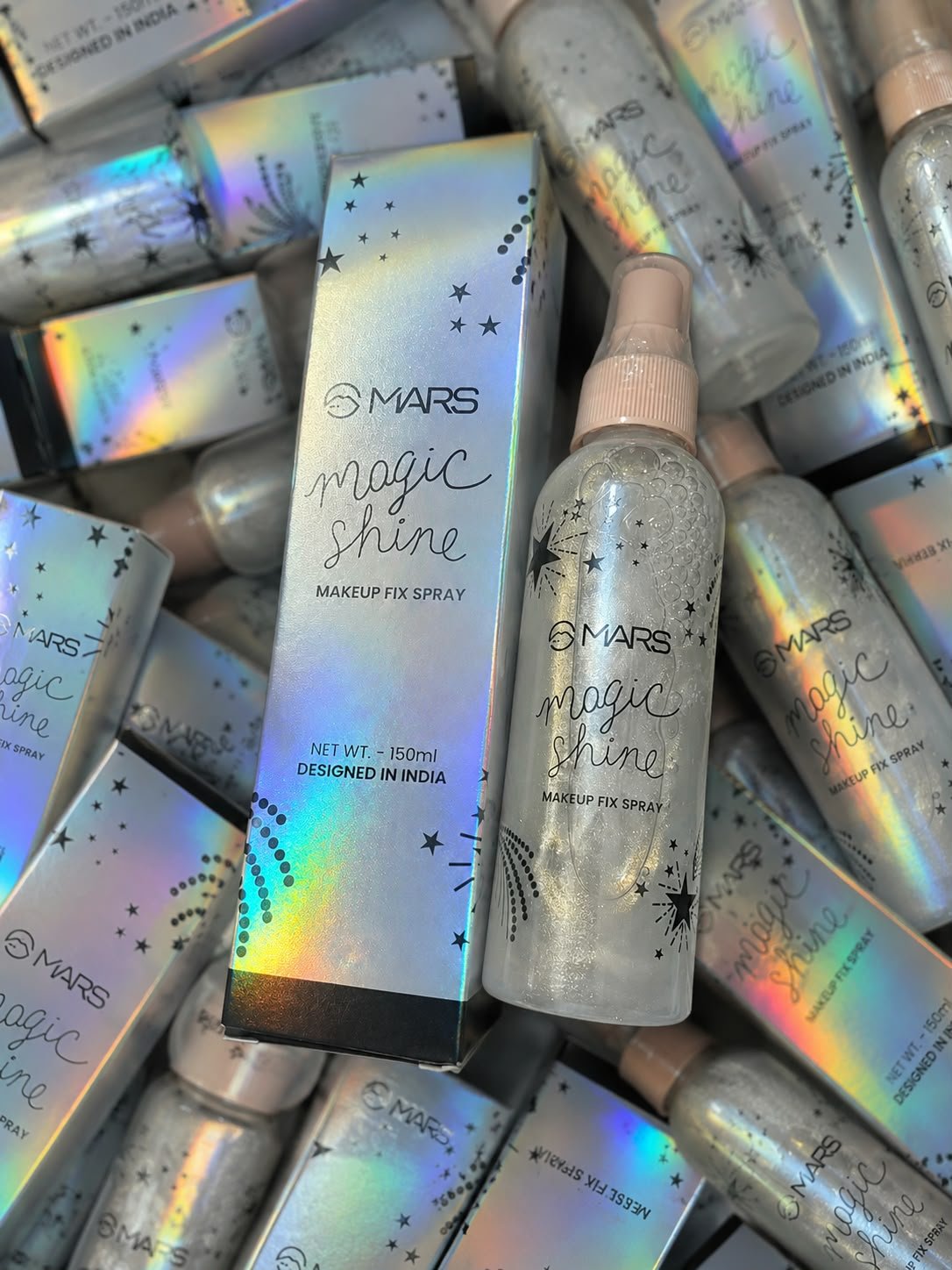 747586812_2439160579844535_5851709550965265286_n MARS MAGIC SHINE MAKEUP FIX SPRAY 150ML - Image 1