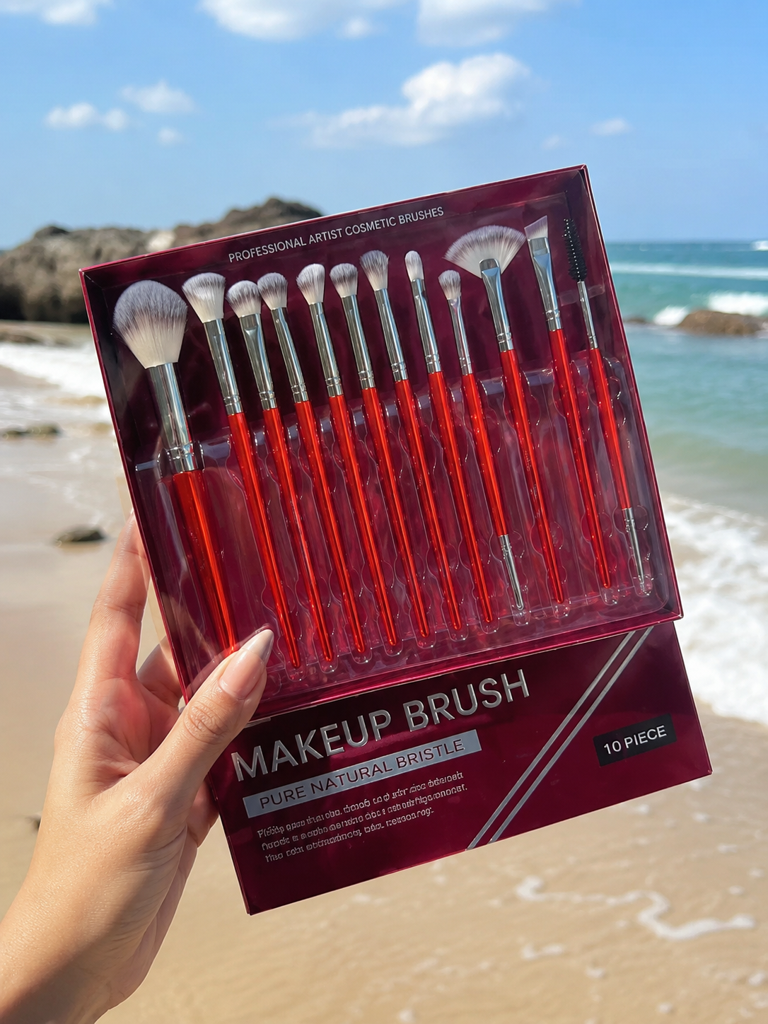 ce99a3f9-ed78-4cff-9ed8-84775a5e44b9 MAANGE 12 PCS CLASSIC DESIGN BEAUTY MAKEUP BRUSH - Image 1