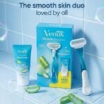 Gillette Venus Smooth Sensitive Razor Free Shave Gel