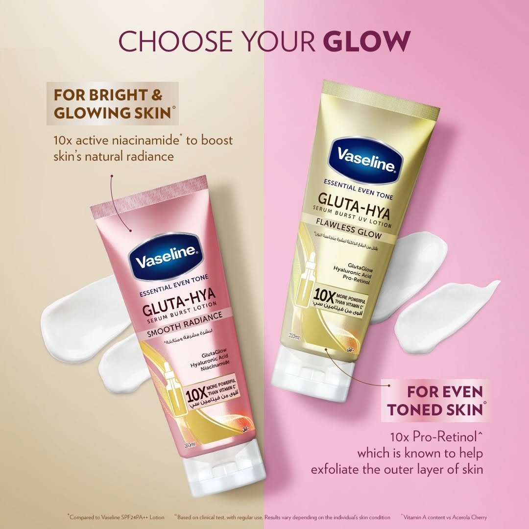 480696970_928062689528479_8592265051636027742_n VASELINE GLUTA HYA DEWY RADIAN 70X LOTION 300ML - Image 1