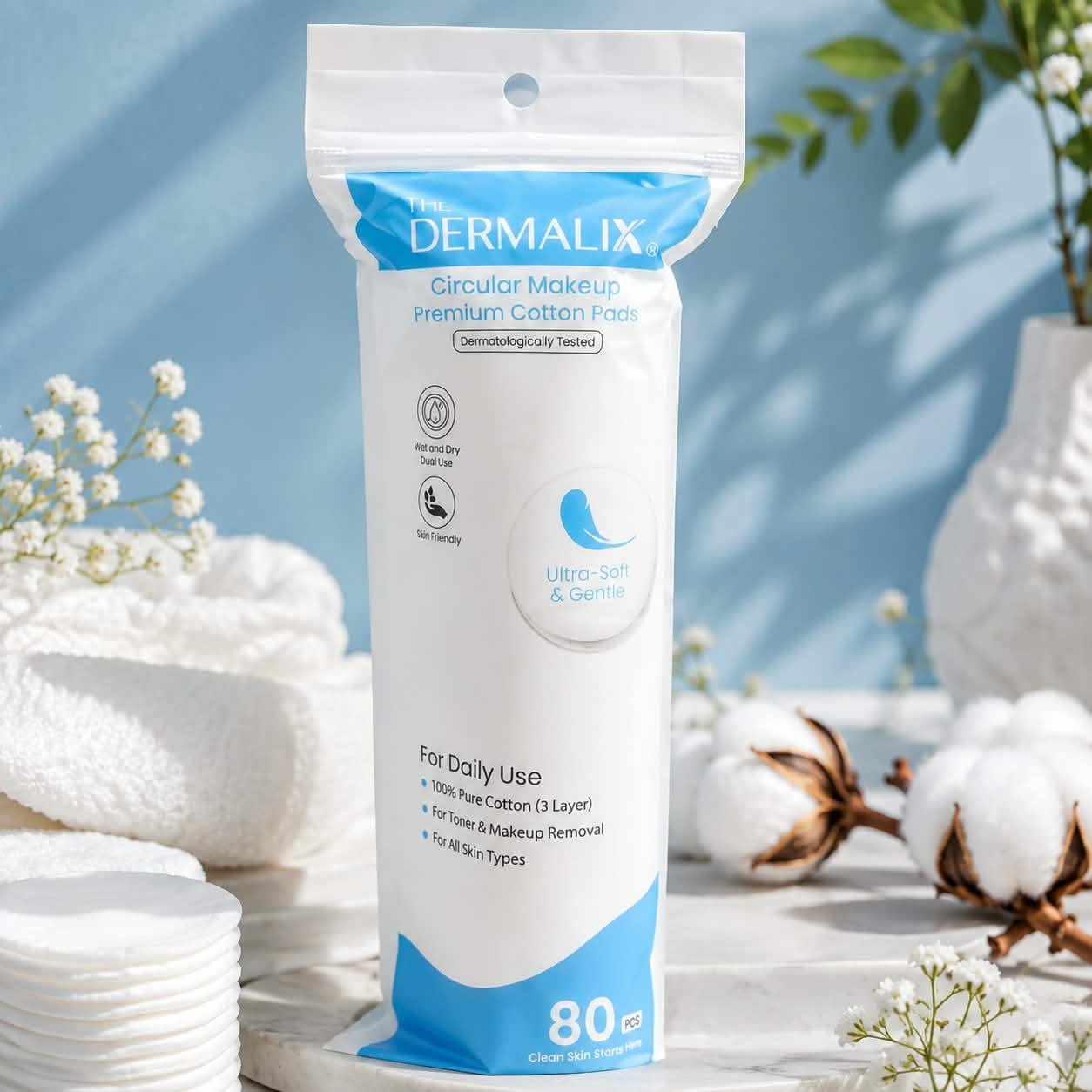 768218739_4551098171879321_8824523377239712372_n THE DERMALIX 80 PCS COTTON PAD - Image 1