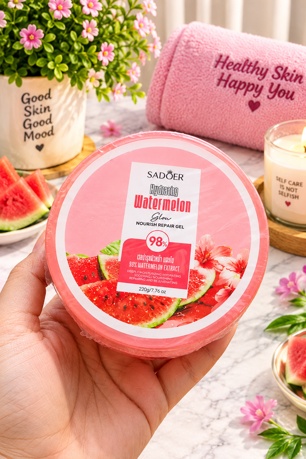 9a6c78c2-0fc5-407a-a49a-793d38531f86 SADOER HYDRATE WATERMELON GLOW REPAIR GEL - Image 1